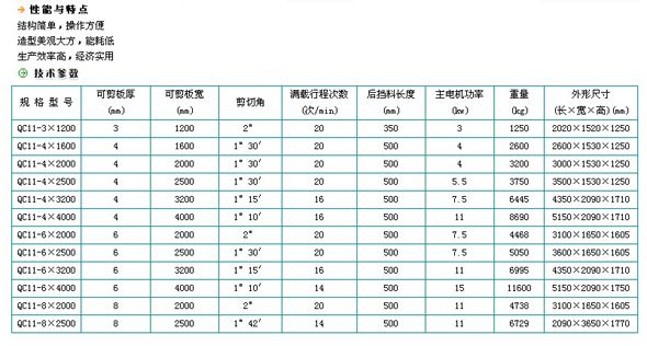 qc(b)11系列機(jī)械剪板機(jī)